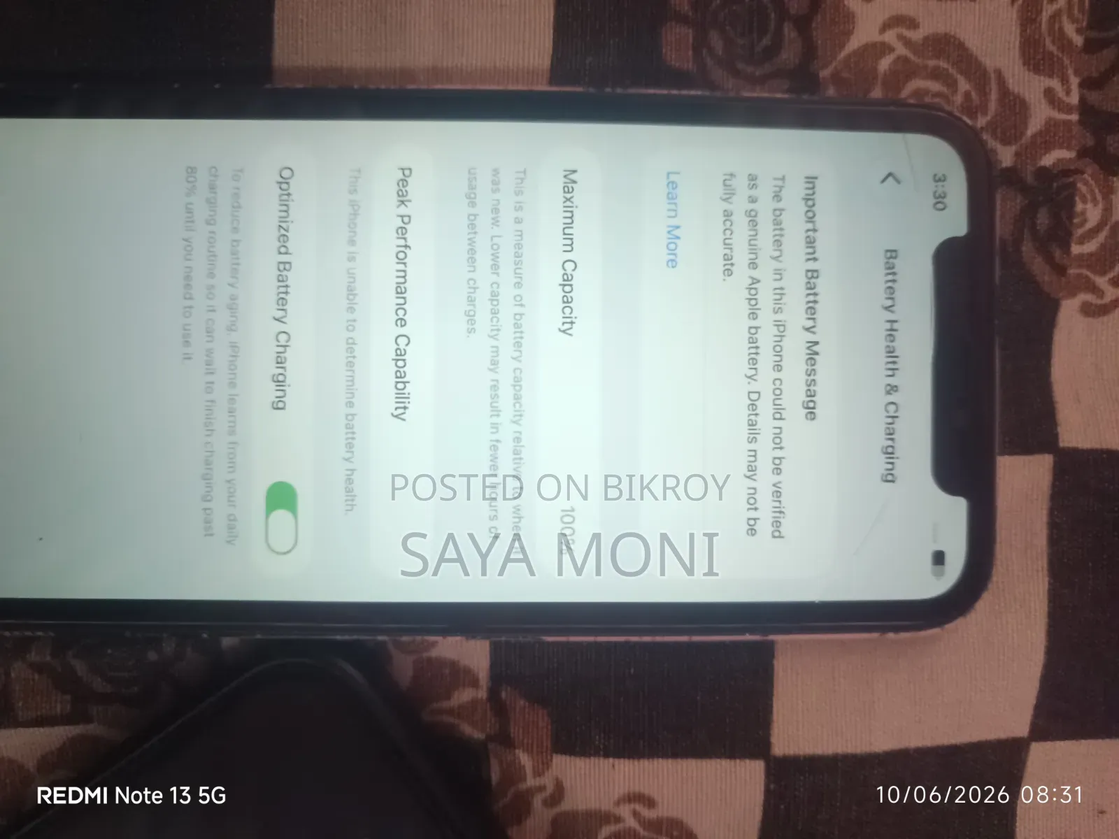Apple iPhone 11 128 GB Black