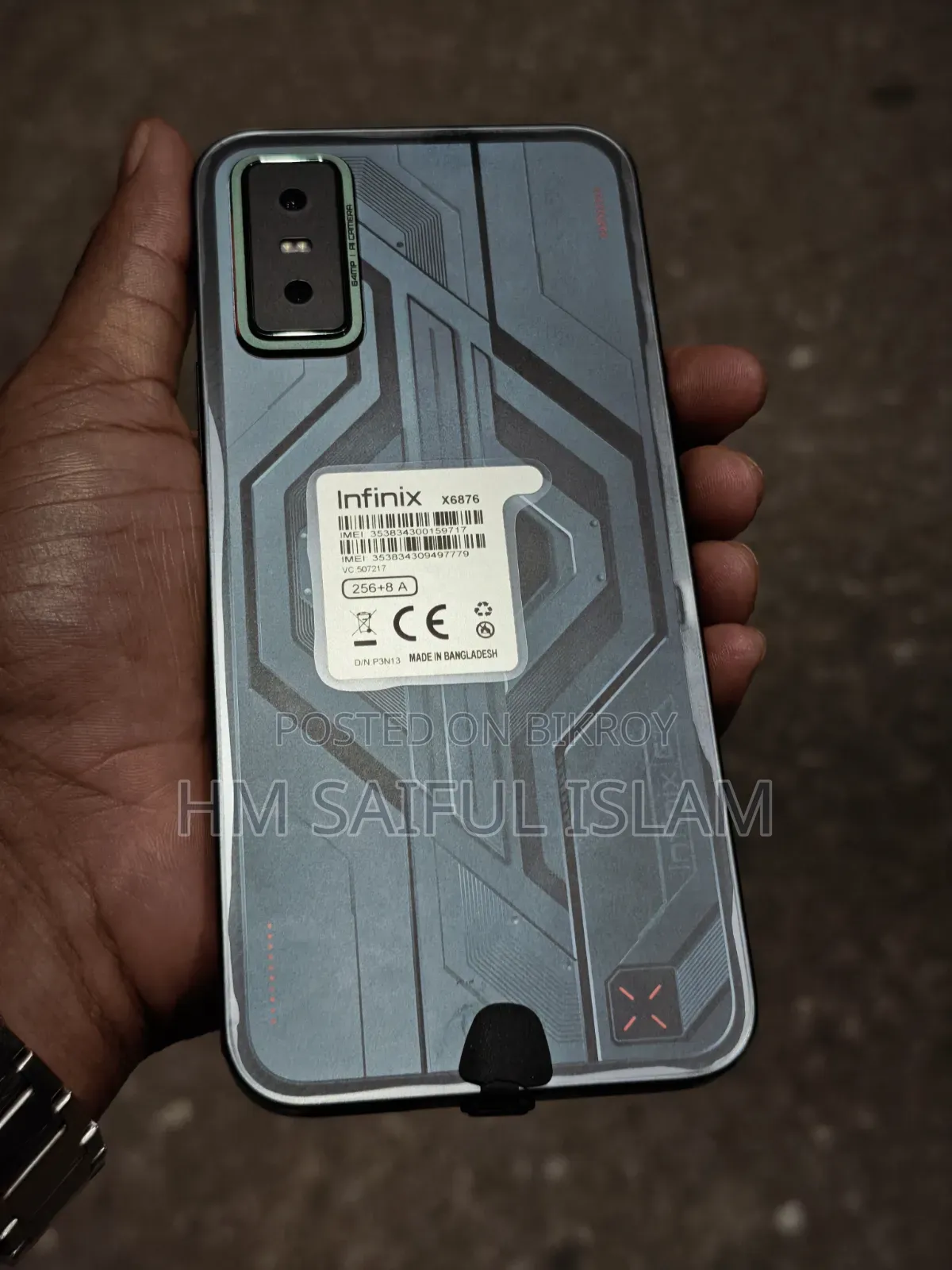 Infinix GT 30 5G 256 GB Blue