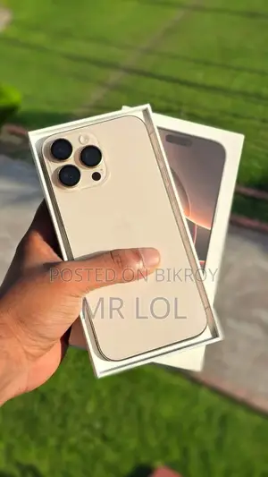 নতুন অ্যাপল আইফোন ১৬ প্রো ম্যাক্স ২৫৬ জিবি