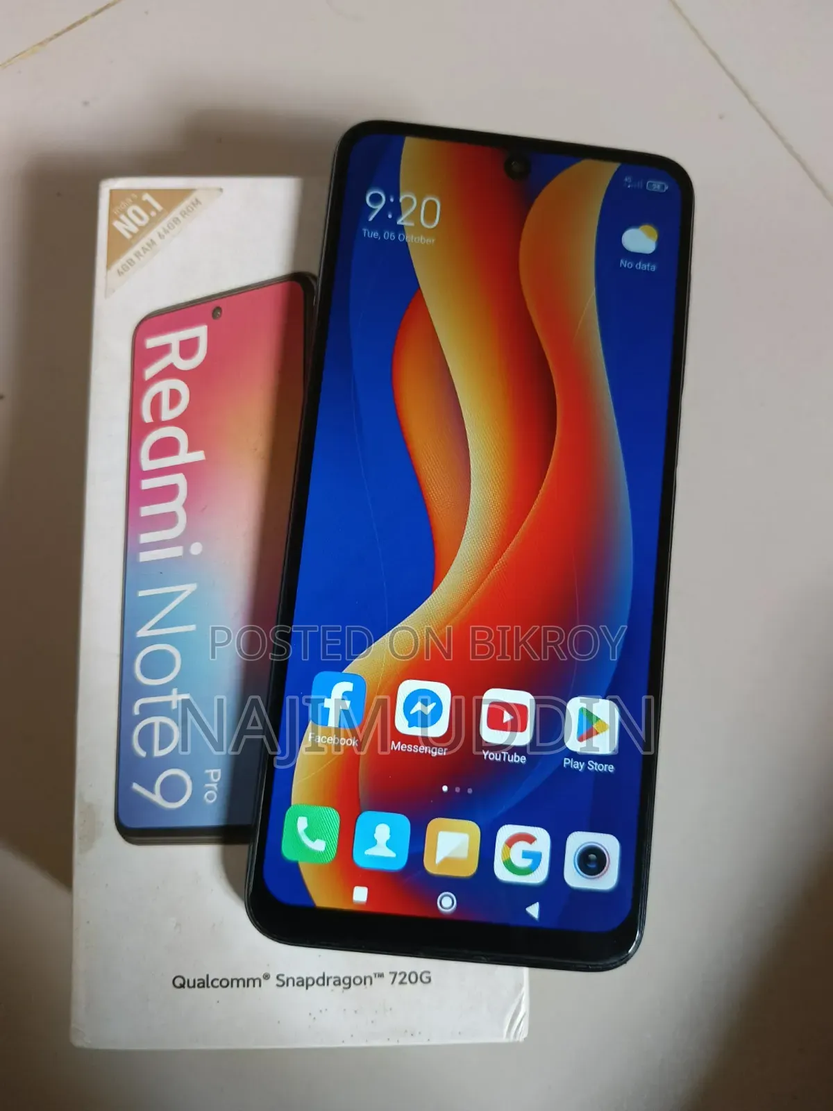 Xiaomi Redmi Note 9 Pro 64 GB Red