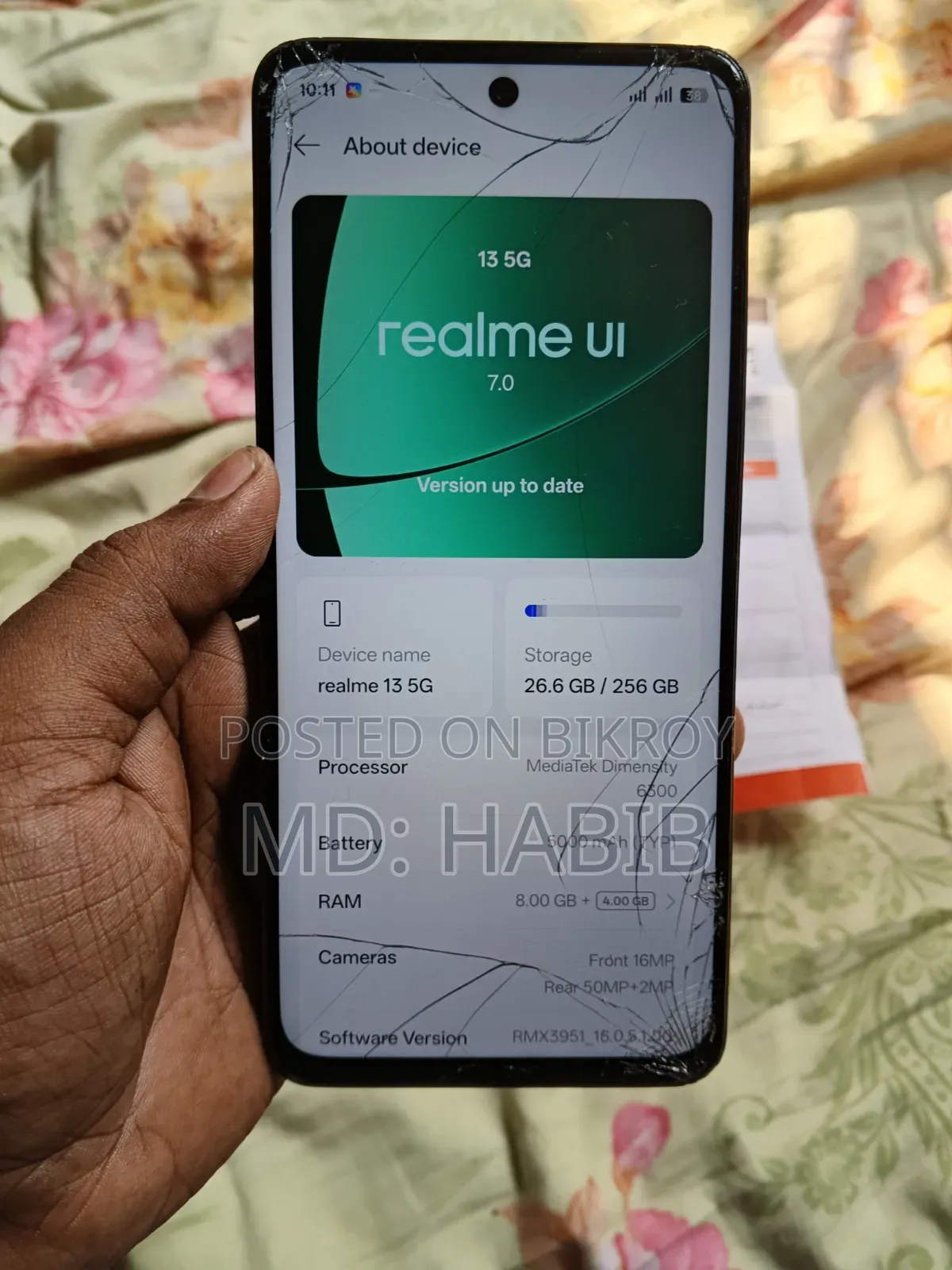 Realme 13 Pro+ 5G 256 GB Gray