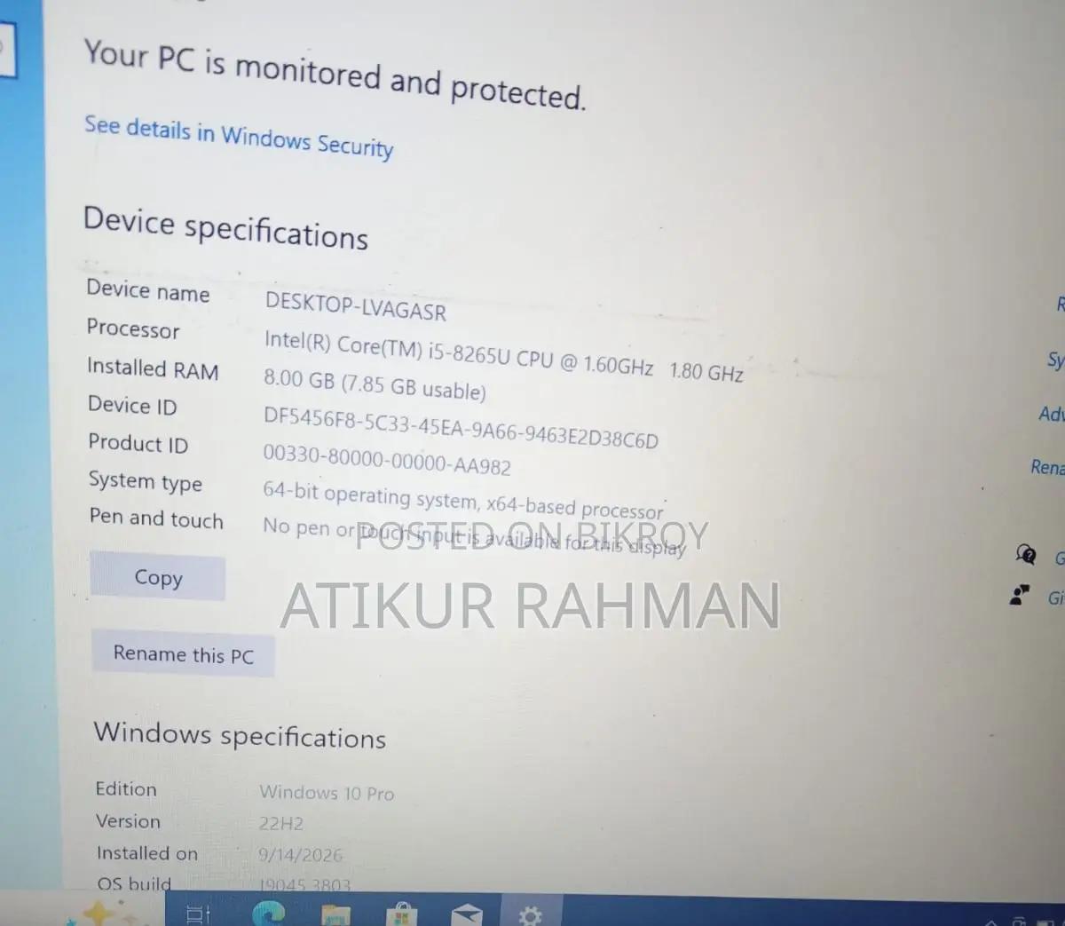 Laptop Asus PRO P2430UA 8GB Intel Core i5 HDD+SSD 1T