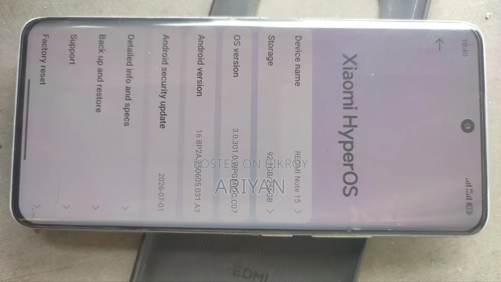 Xiaomi Redmi Note 15 256 GB Red