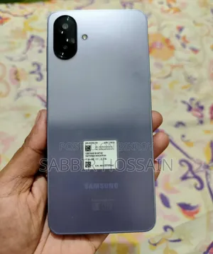 নতুন স্যামসাং গ্যালাক্সি এ০৭ ৪জি ১২৮ জিবি সিলভার