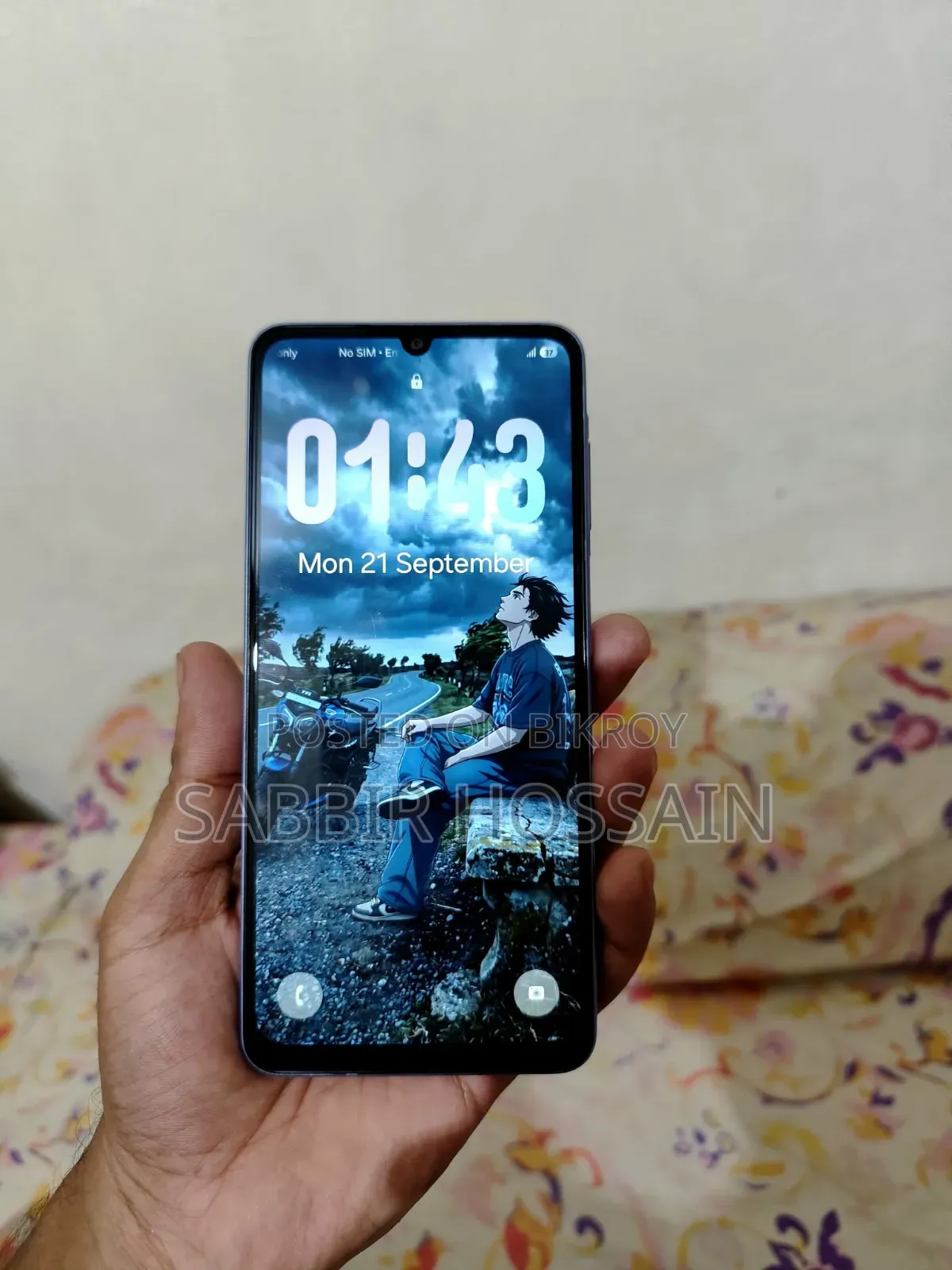 নতুন স্যামসাং গ্যালাক্সি এ০৭ ৪জি ১২৮ জিবি সিলভার