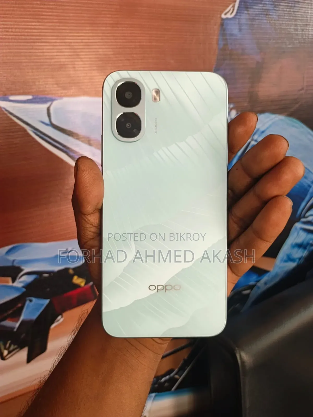 New Oppo A6x 128 GB Blue