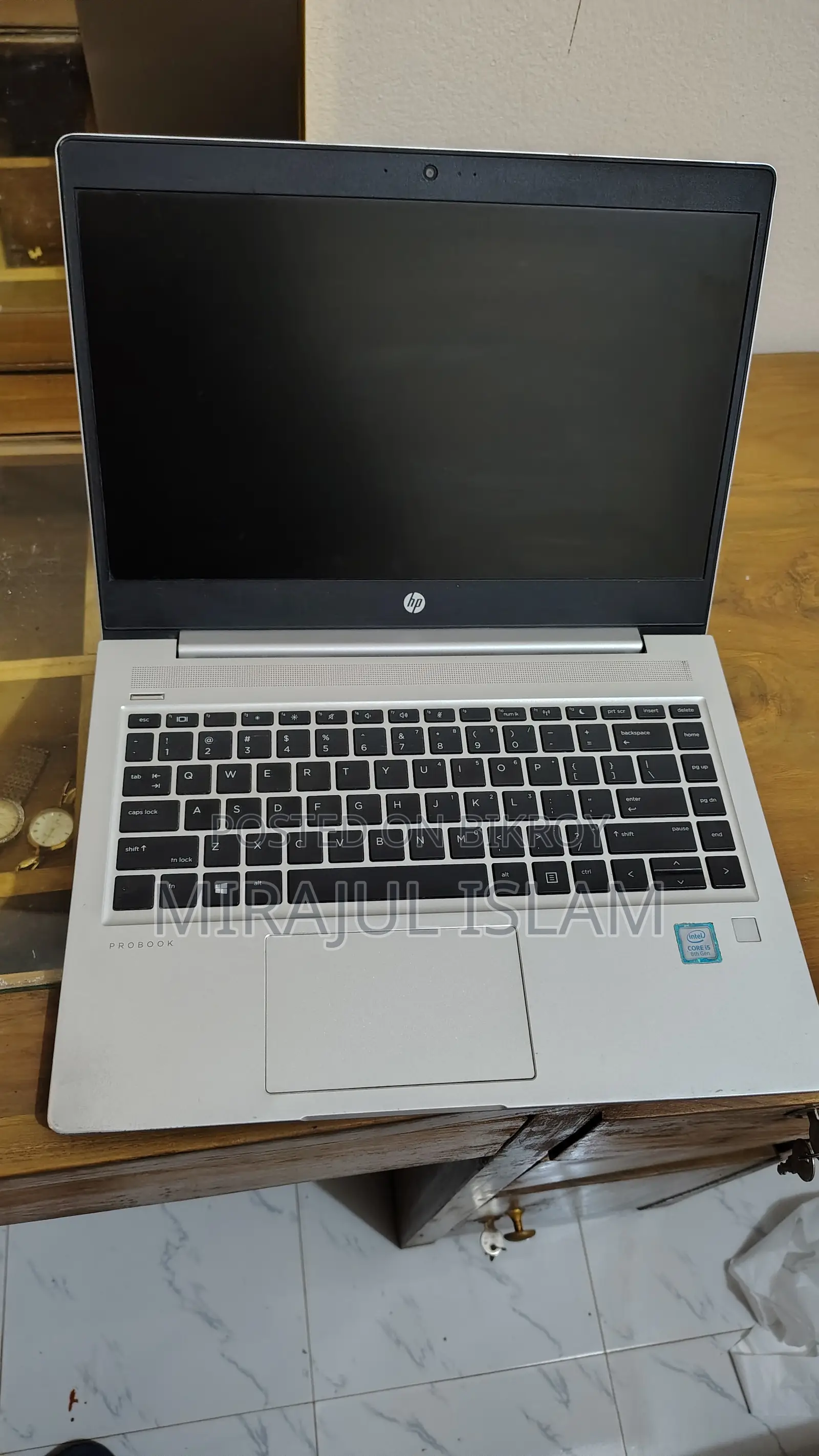 ল্যাপটপ HP ProBook 440 G6 ৮জিবি ইন্টেল কোর আই৫ এসএসডি ২৫৬জিবি