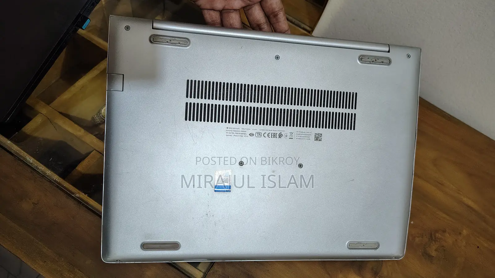 ল্যাপটপ HP ProBook 440 G6 ৮জিবি ইন্টেল কোর আই৫ এসএসডি ২৫৬জিবি
