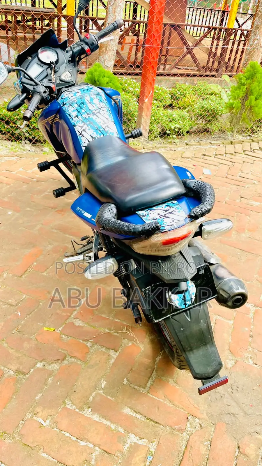 টিভিএস অ্যাপাচি আরটিআর ১৬০ টুভি ২০১৮ ব্লু