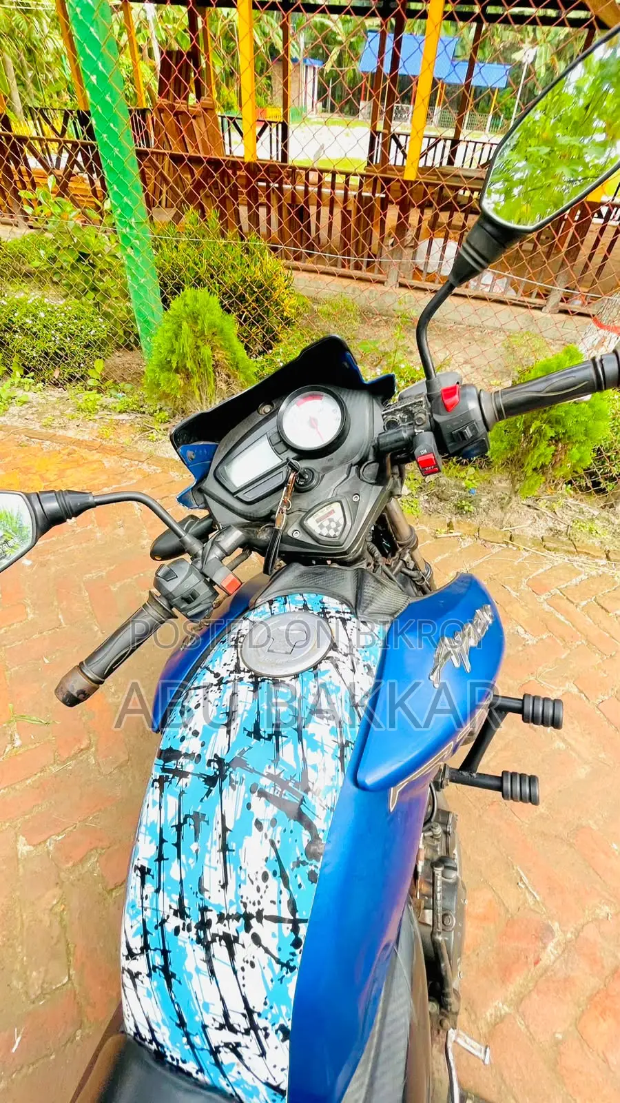 টিভিএস অ্যাপাচি আরটিআর ১৬০ টুভি ২০১৮ ব্লু