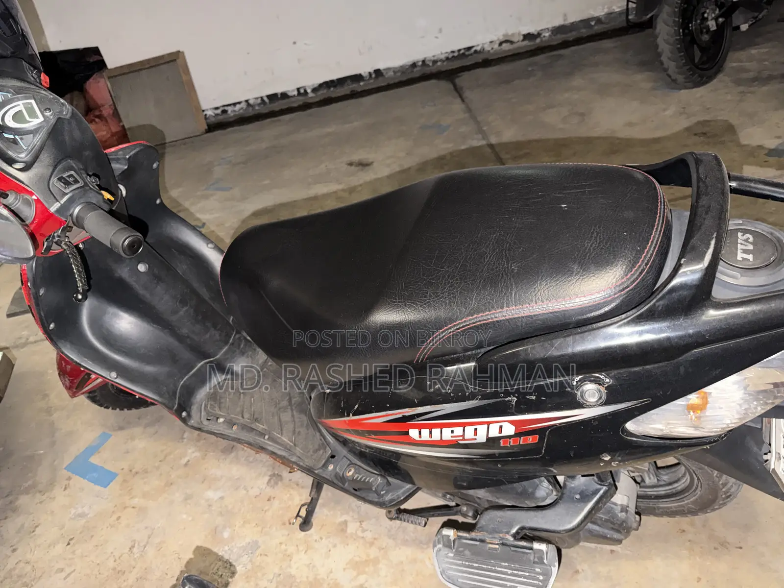 TVS Wego 2018 Red
