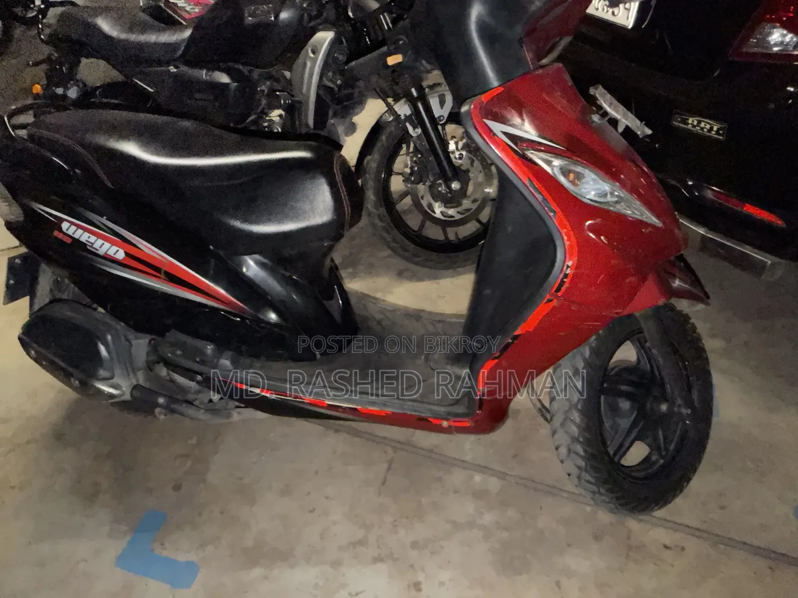 TVS Wego 2018 Red