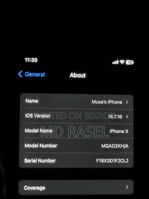 Apple iPhone X 64 GB White