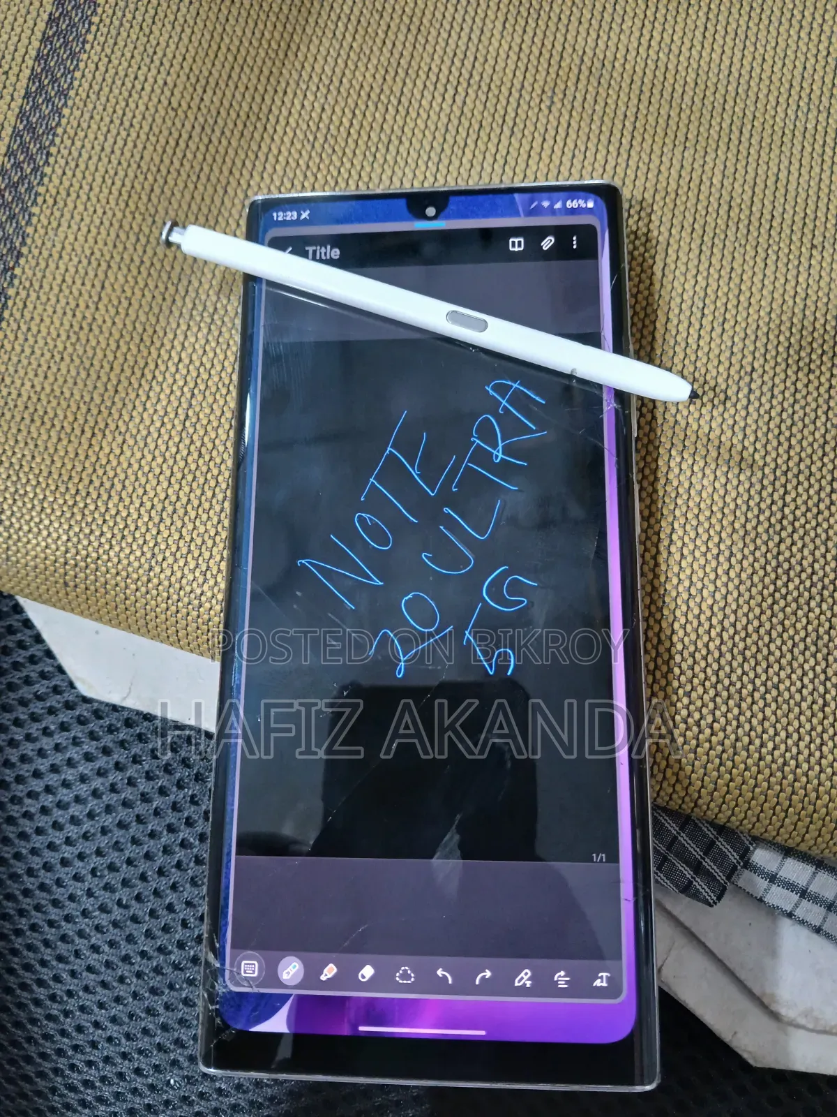 Samsung Galaxy Note 20 Ultra 5G 128 GB White