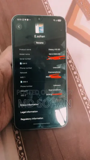 Samsung Galaxy A15 5G 128 GB White