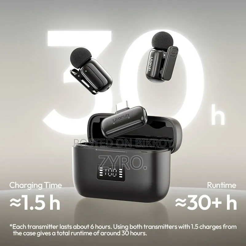 Ulanzi A200 Wireless Lavalier Microphone