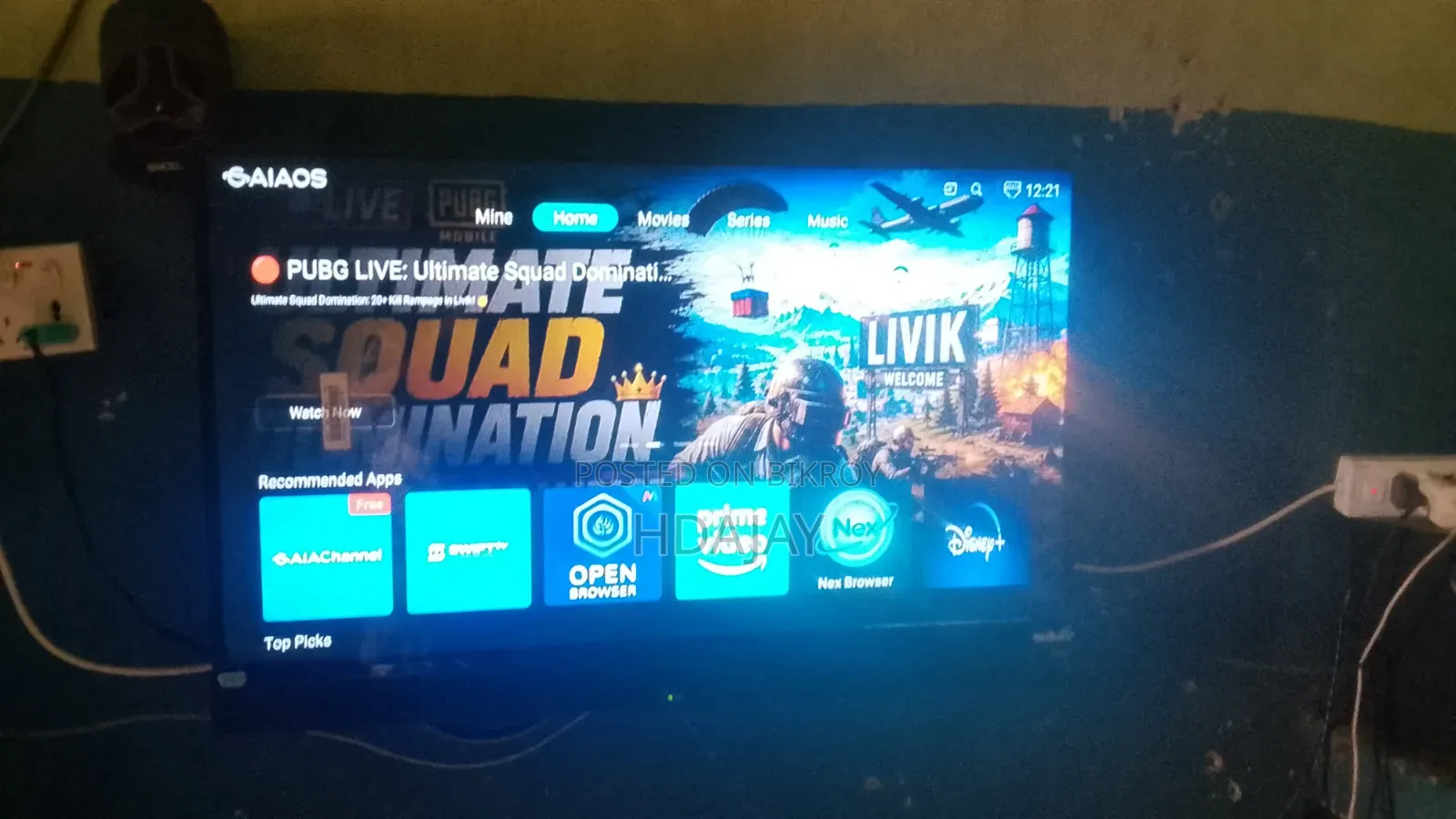 General 32 Inch Smart LED TV – Model HE-32T2FS – HDMI USB Slim Design