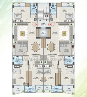 3 Bedroom Apartment in Upl Shahina Garden, Mirpur for sale