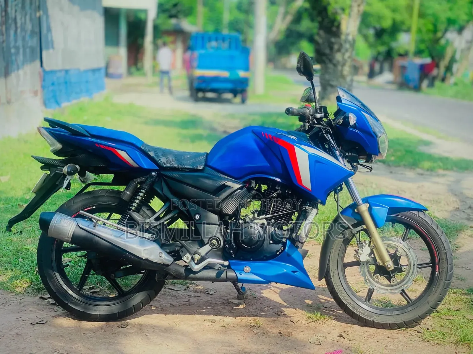টিভিএস আপাচে আরটিআর ১৬০ ২ভি ২০২২ নীল