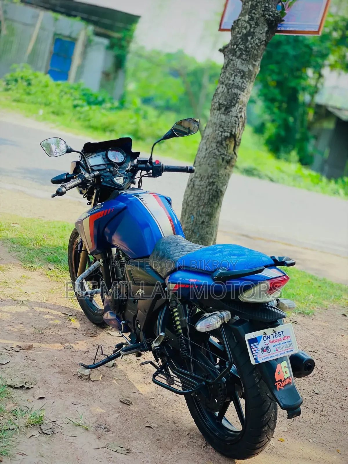 টিভিএস আপাচে আরটিআর ১৬০ ২ভি ২০২২ নীল