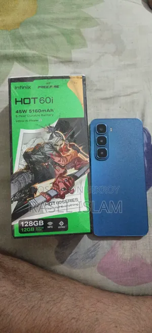 New Infinix Hot 60i 128 GB Blue