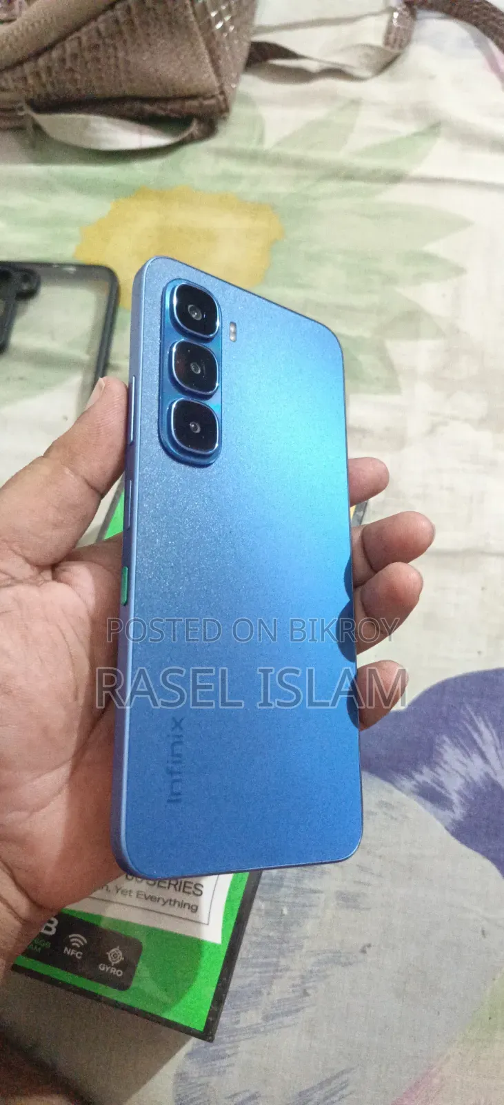 New Infinix Hot 60i 128 GB Blue