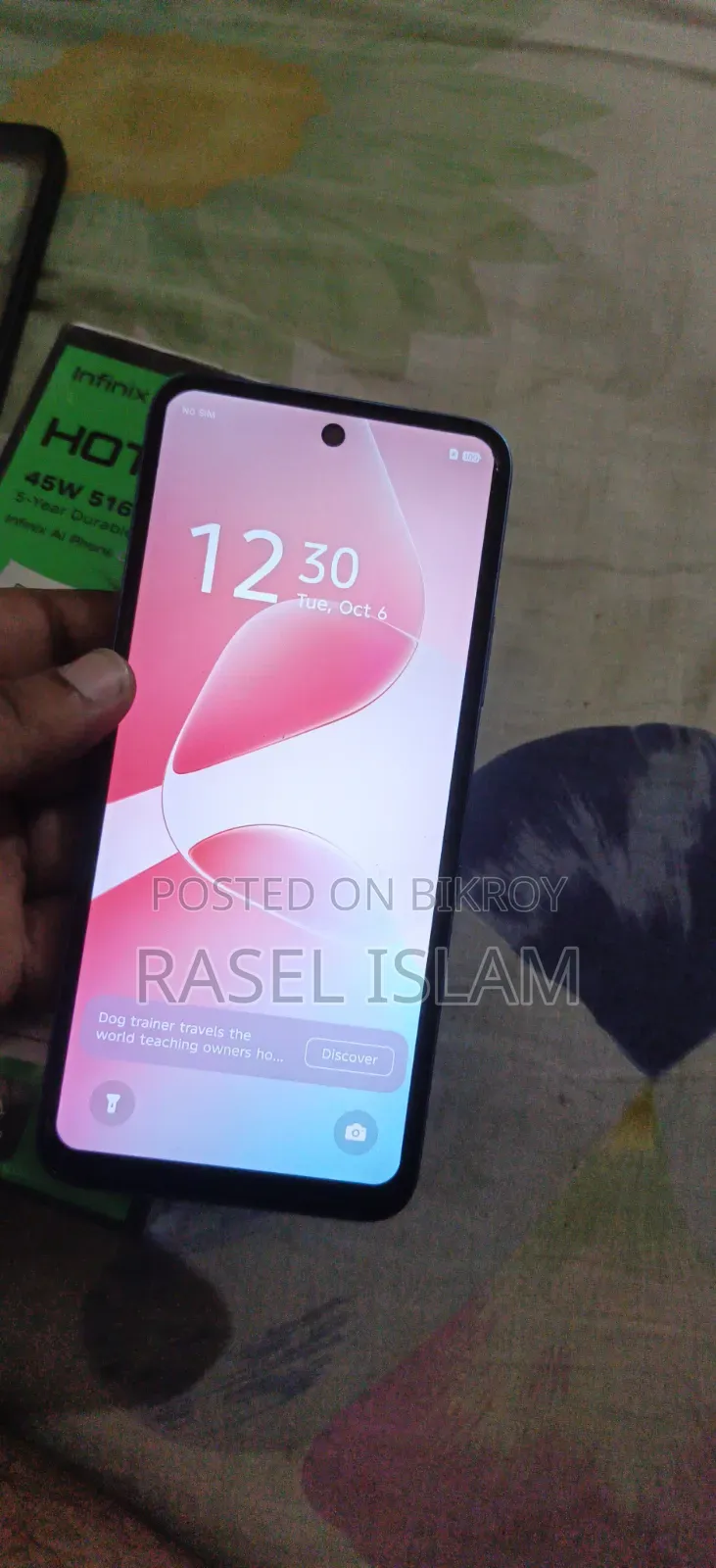 New Infinix Hot 60i 128 GB Blue
