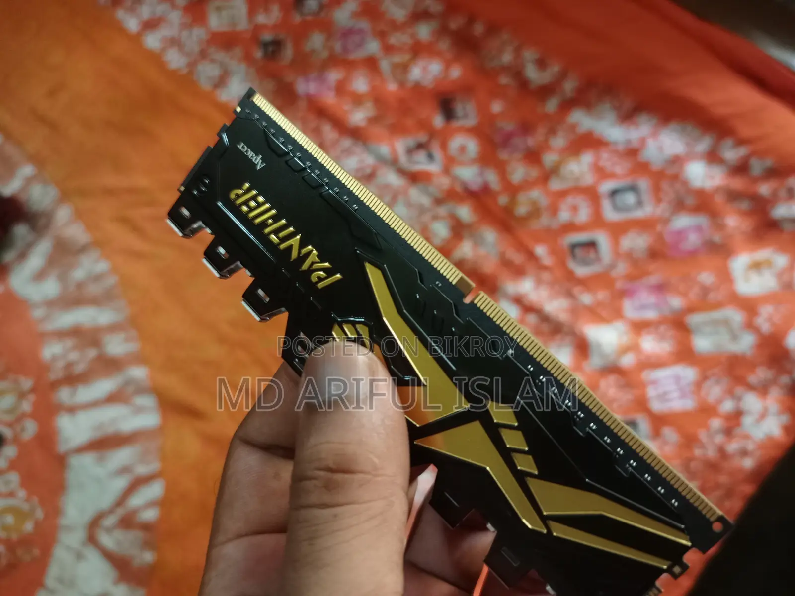 অ্যাপাসার প্যান্থার গোল্ডেন ৮জিবি ডিডিআর৪ ৩২০০এমএইচজেড ডেস্কটপ র‍্যাম (ব্যবহৃত)