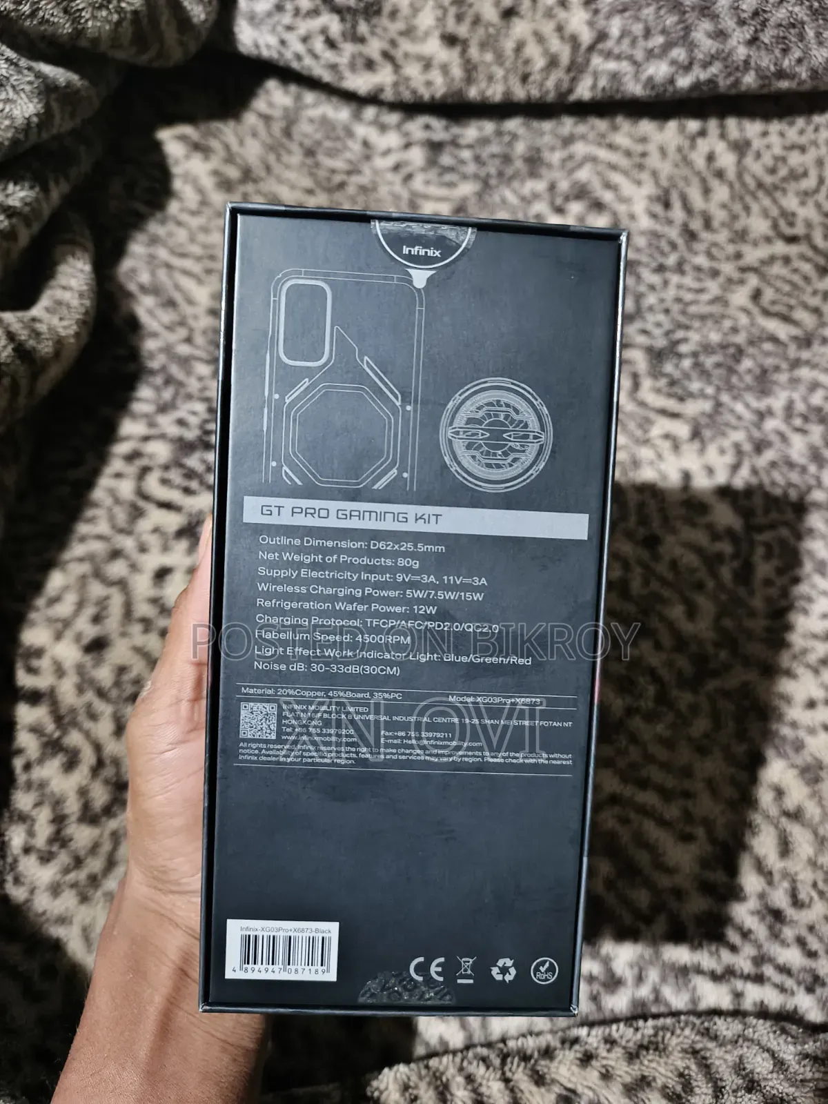 Infinix GT 30 Pro 256 GB Black