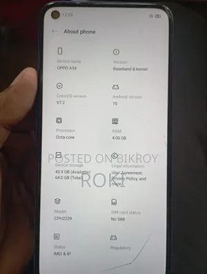 Oppo A54 64 GB Blue