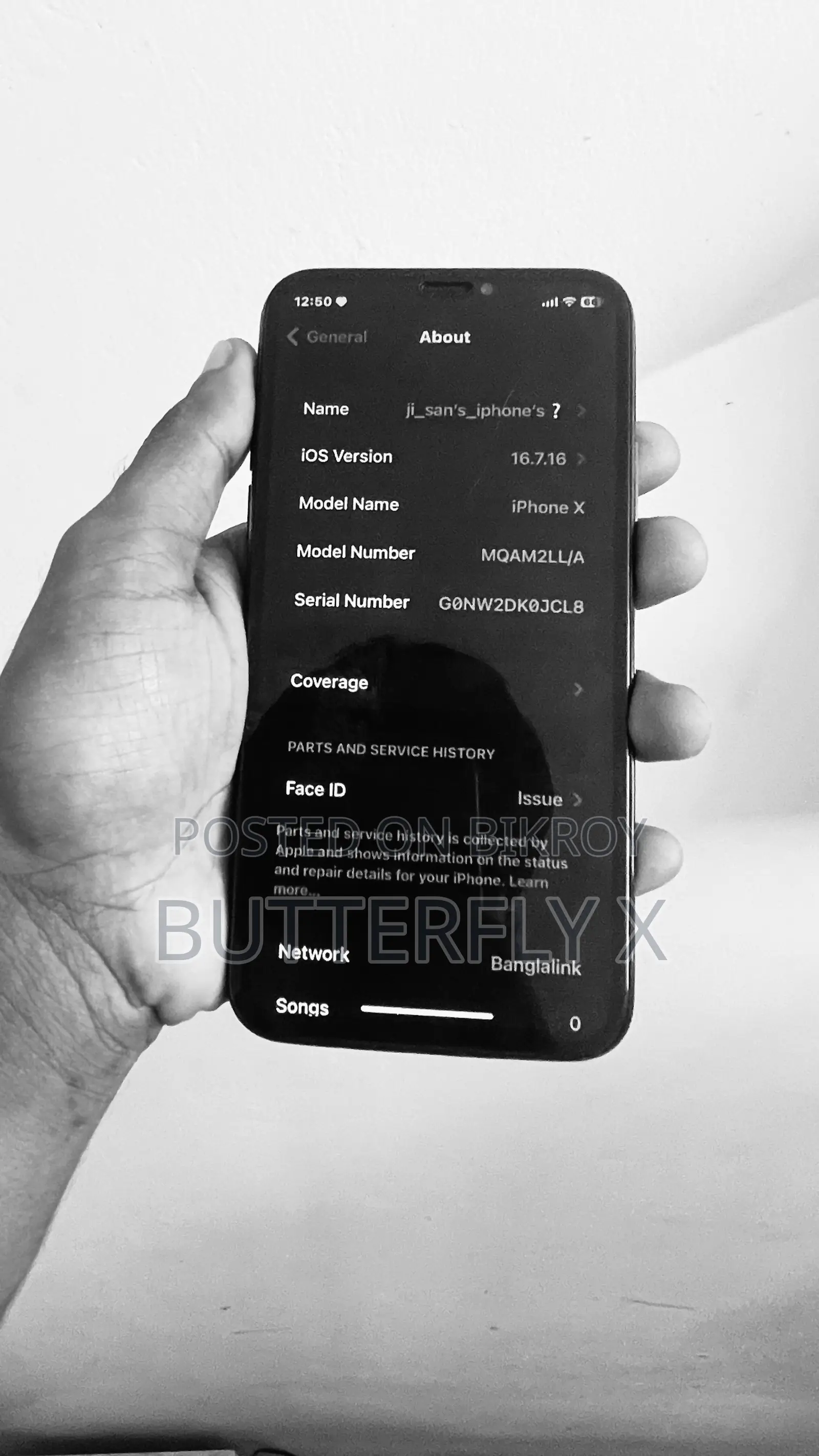 Apple iPhone X 256 GB Black