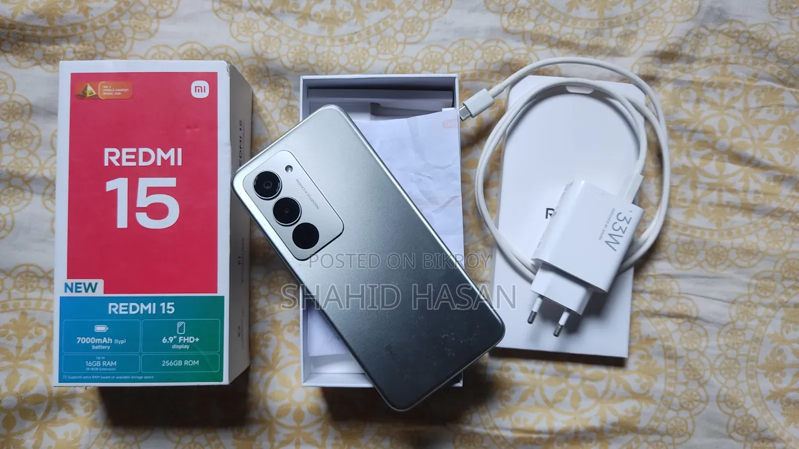 Xiaomi Redmi 15 256 GB Silver