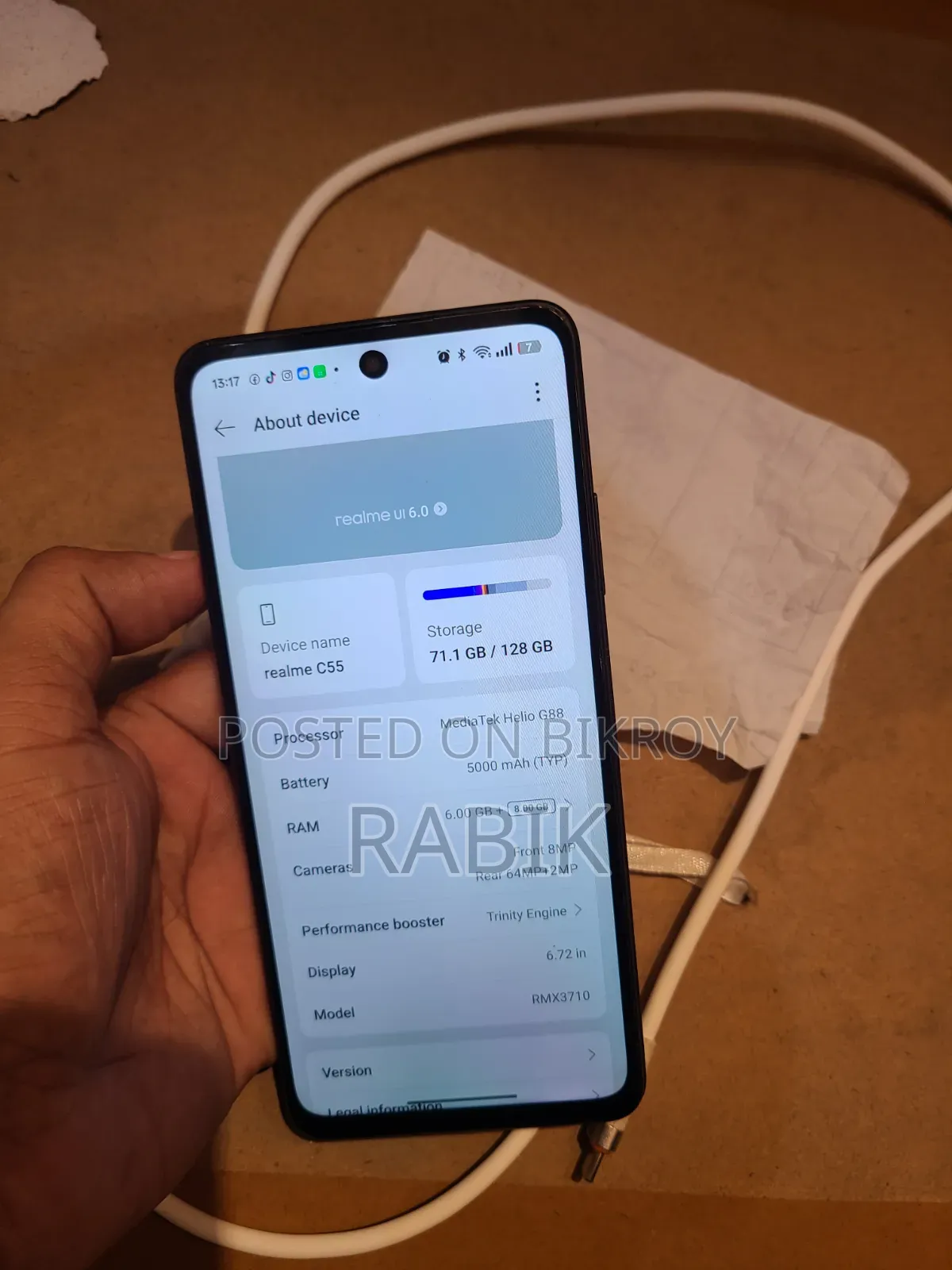 Realme C55 128 GB Black