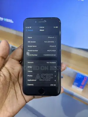 Apple iPhone 8 256 GB Black
