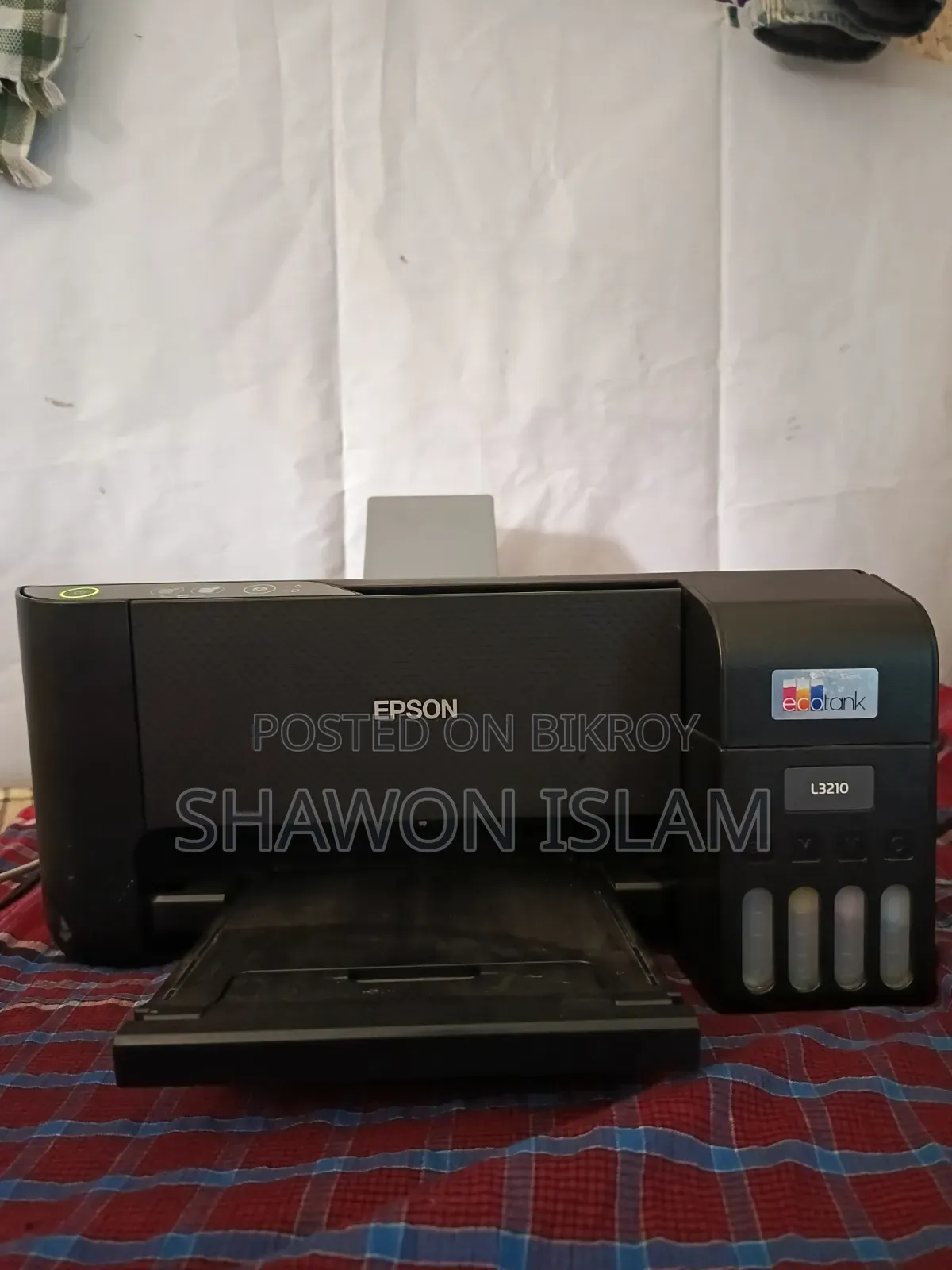 A used printer will be sold.