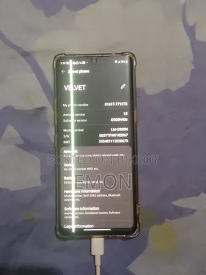 LG Velvet 5G 128 GB Silver