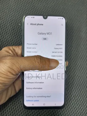 Samsung Galaxy M31 128 GB Black