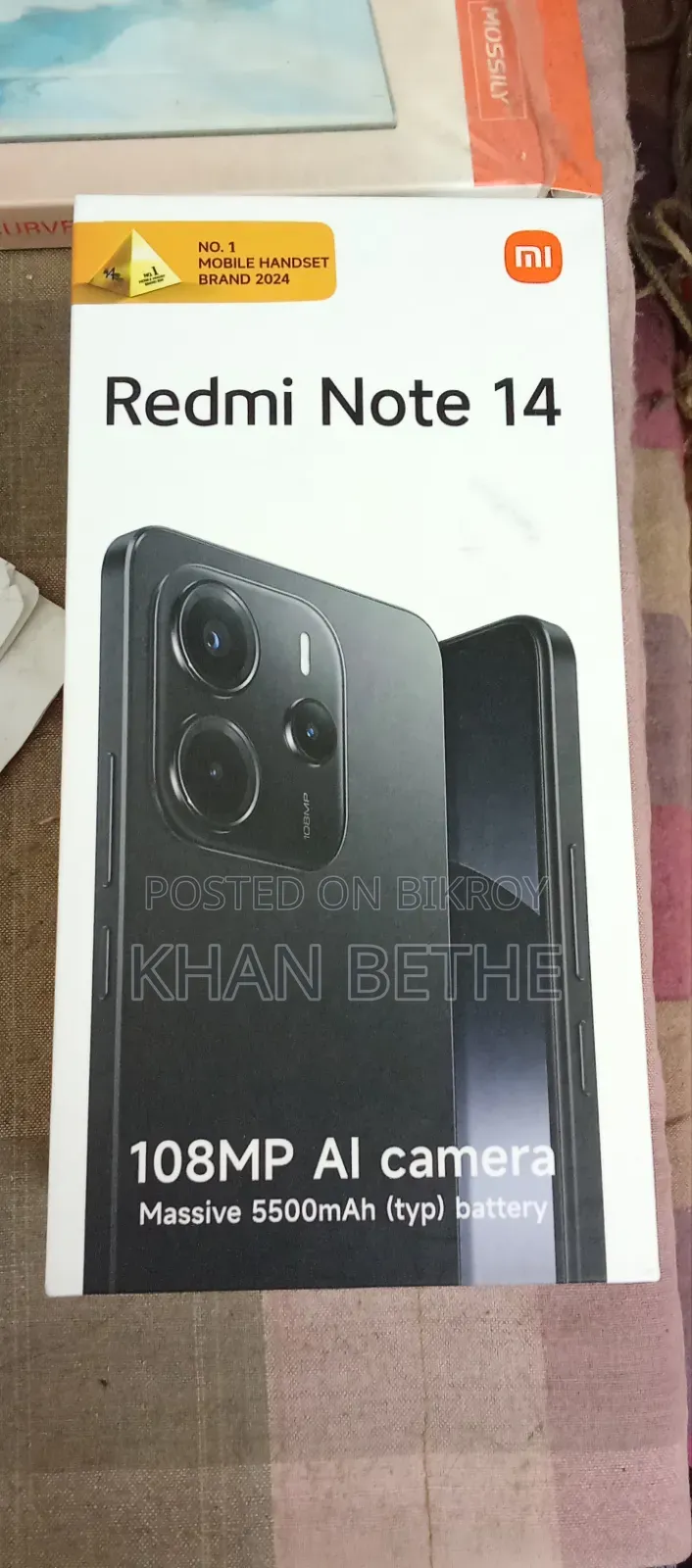 শাওমি রেডমি নোট ১৪ ৪জি ১২৮ জিবি ব্ল্যাক