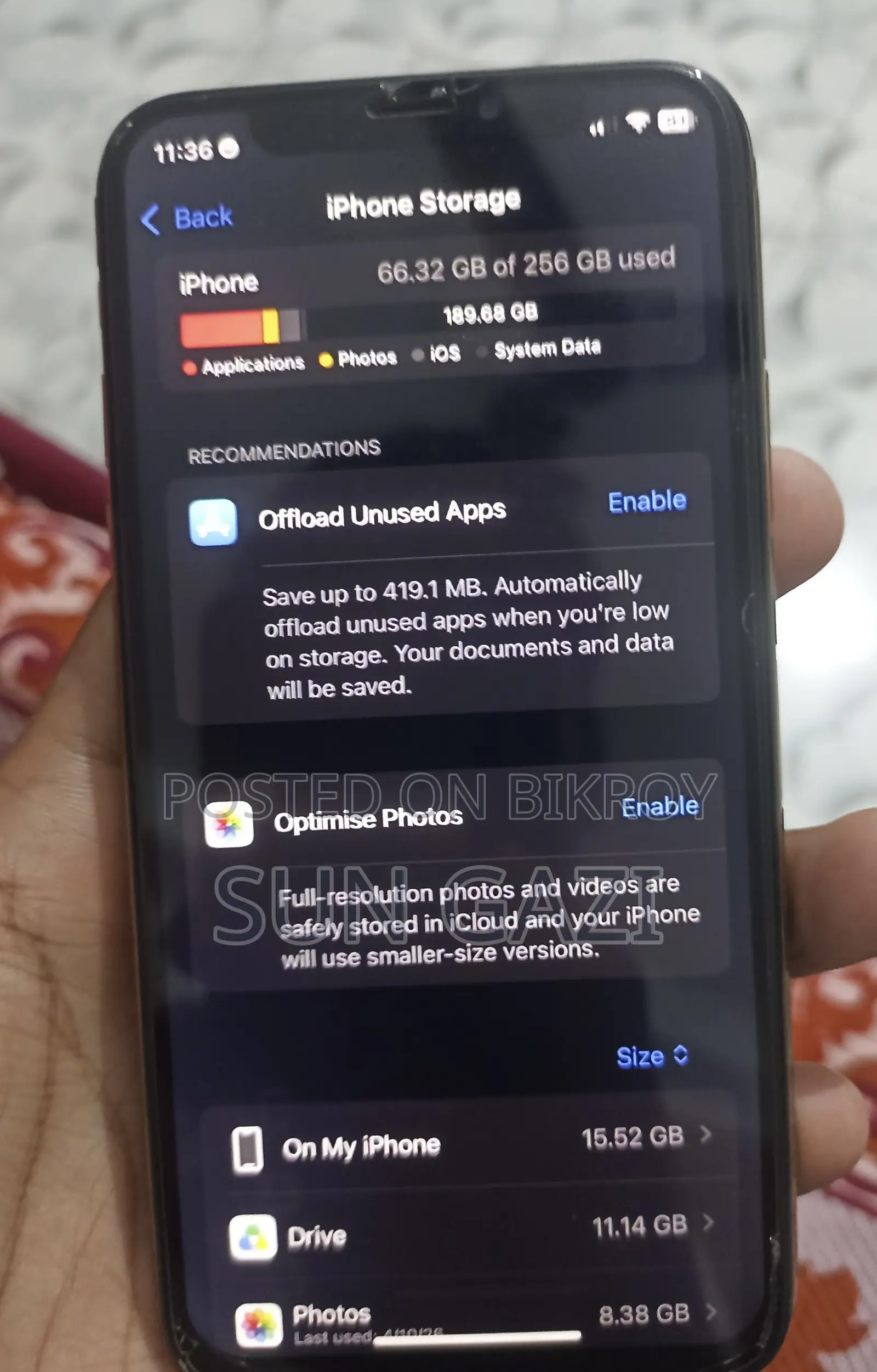 অ্যাপল আইফোন এক্সএস ২৫৬ জিবি গোল্ড