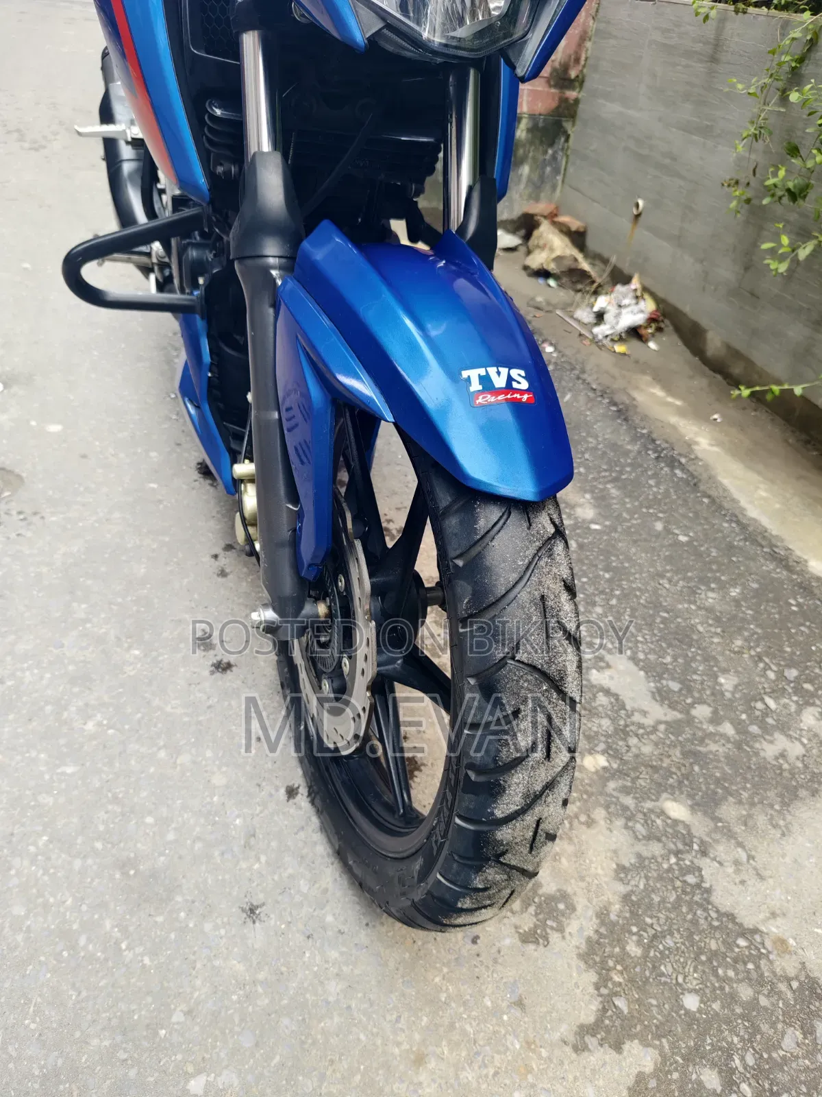 TVS Apache RTR 160 4V 2022 Blue