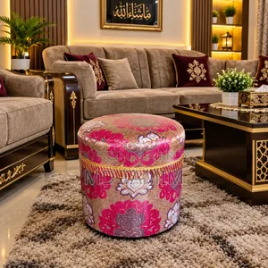 Stylish Leather-Covered Stool | Single Seat Stool | Multicolor Design