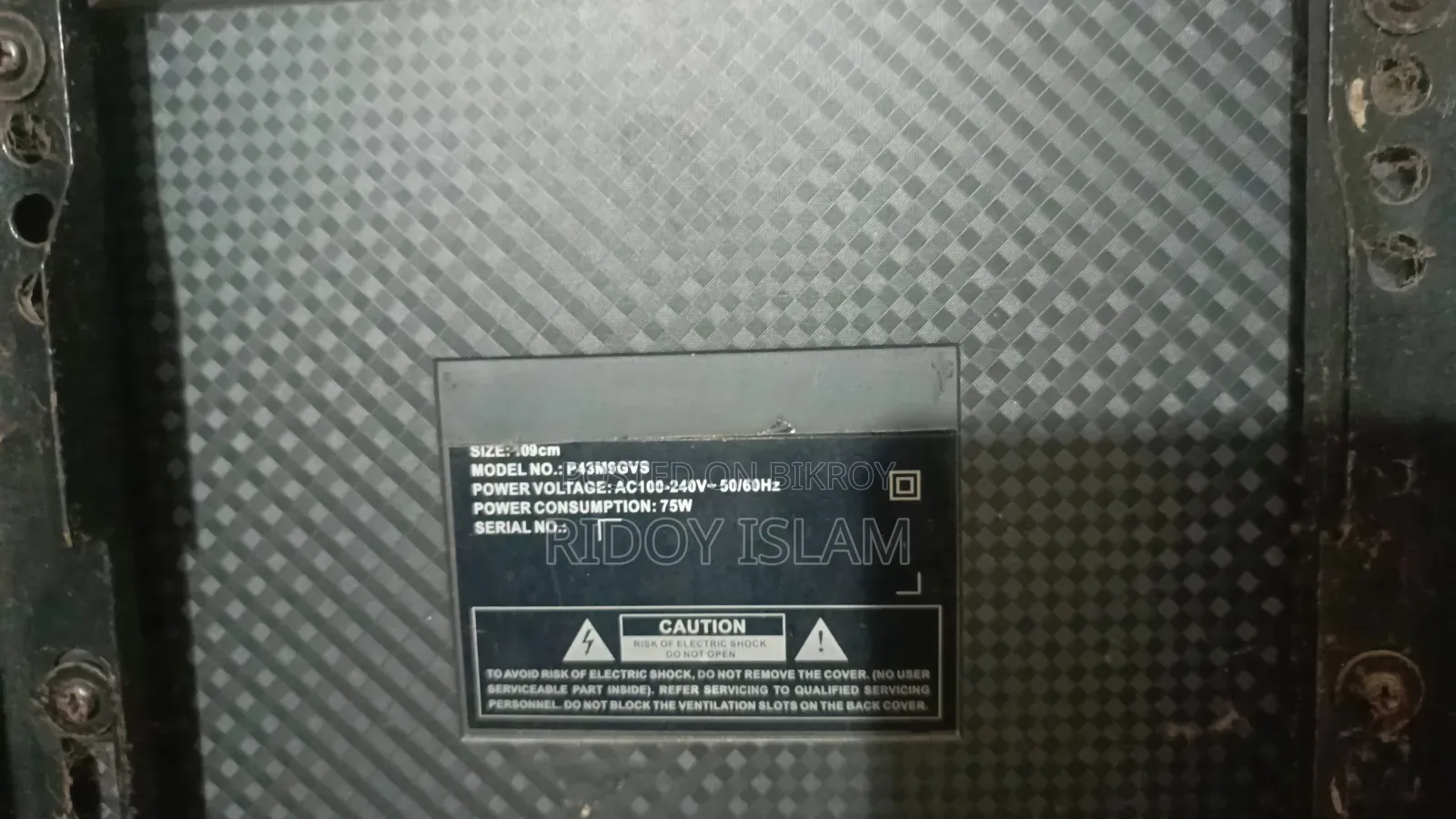 Minister 43 Inch completely fresh condition, no problems, inspect and buy