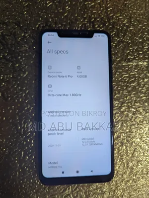 Xiaomi Redmi Note 6 Pro 64 GB Black