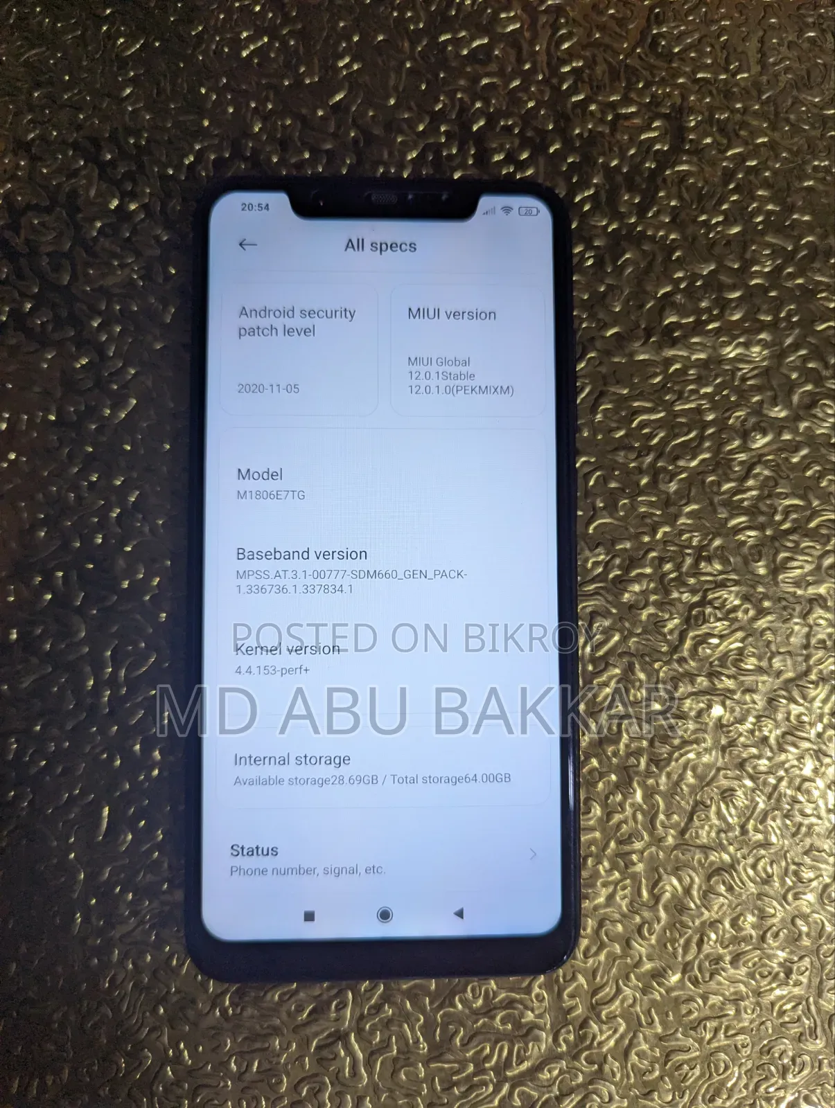 Xiaomi Redmi Note 6 Pro 64 GB Black