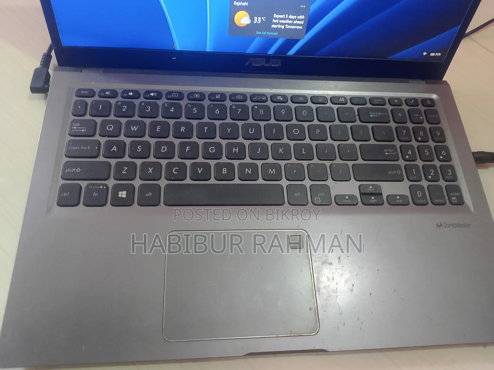 Laptop Asus Vivobook 15 4GB Intel Core i3 HDD 500GB