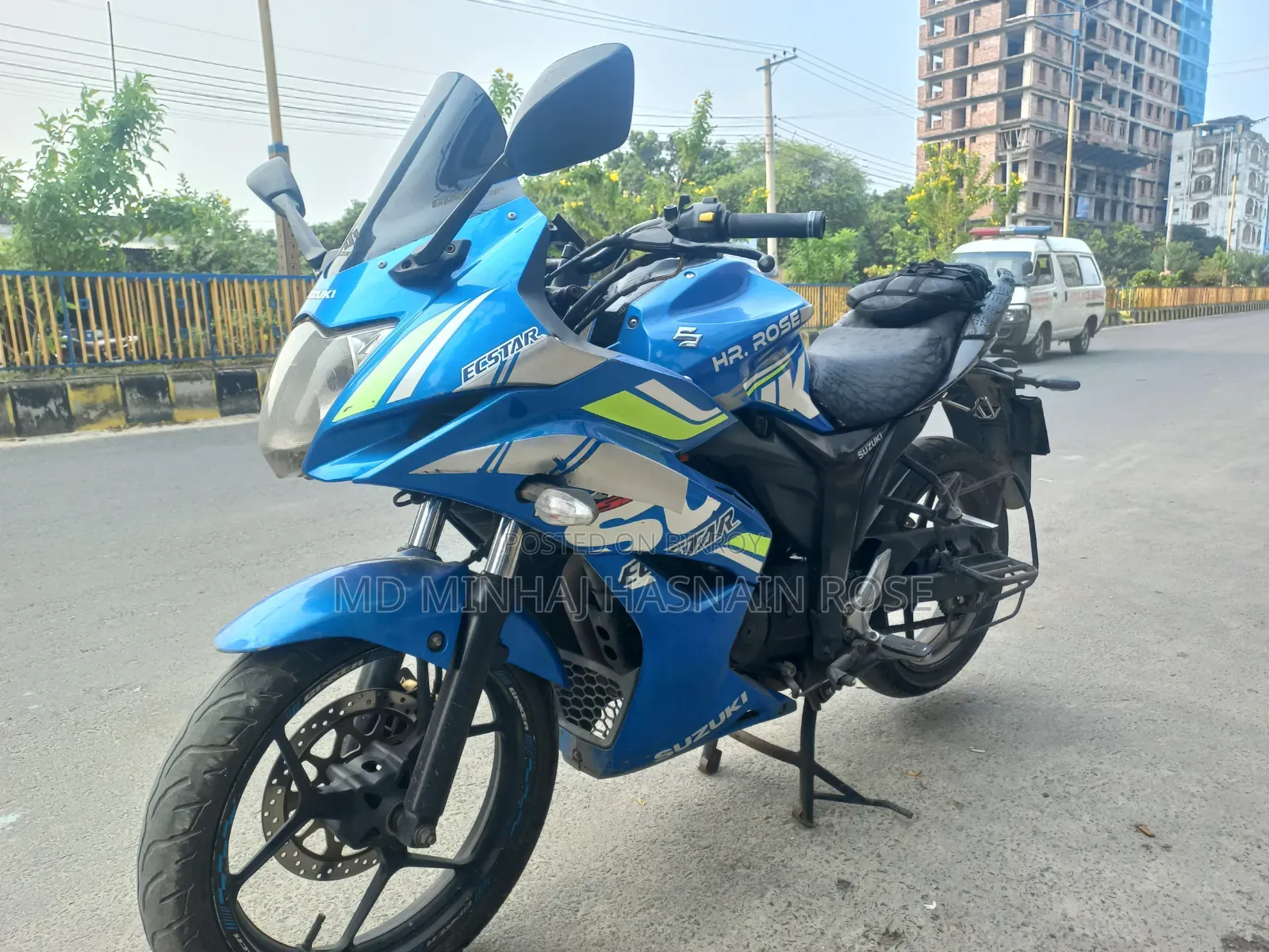 New Suzuki Gixxer 2022 Blue