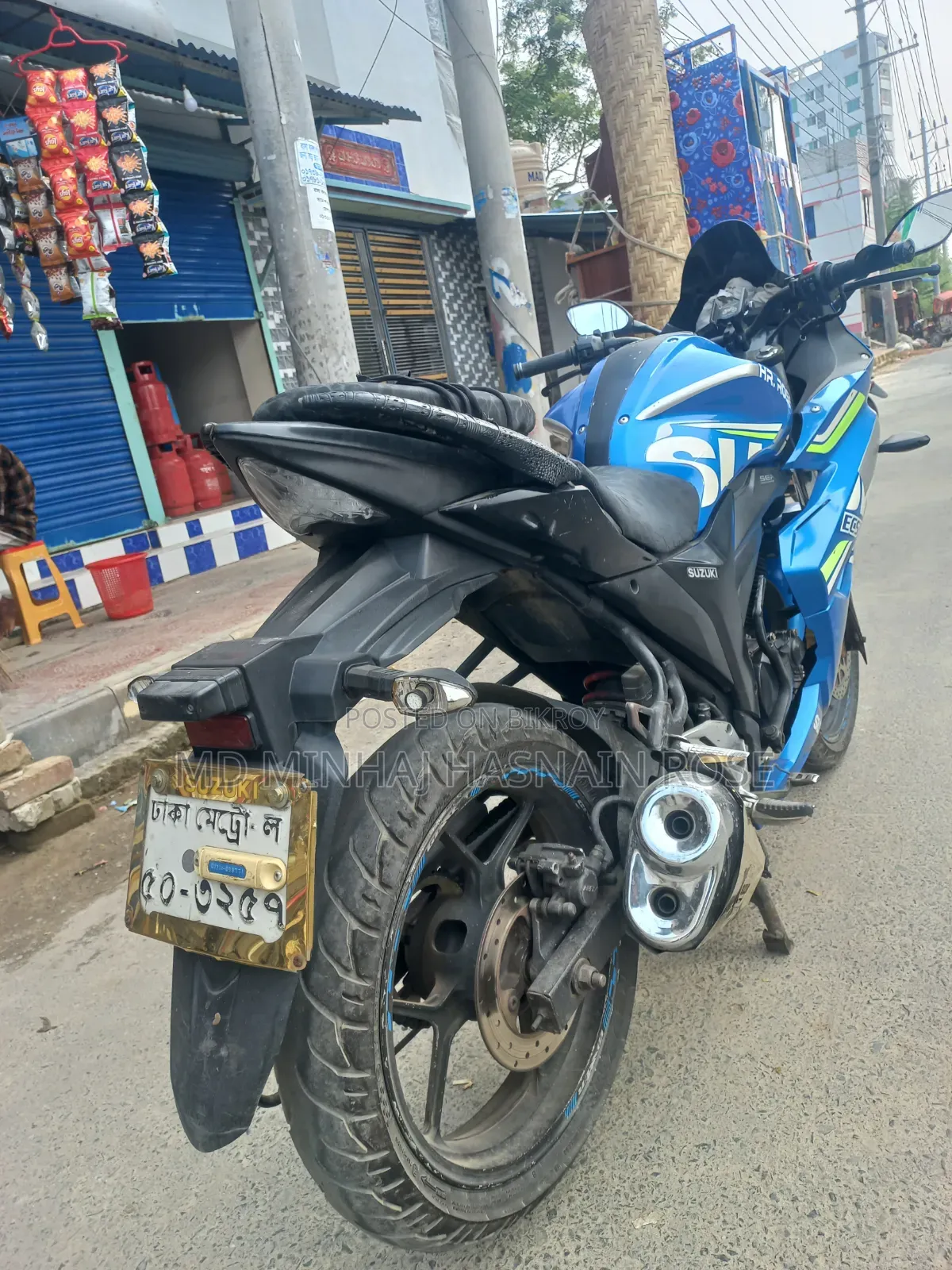 New Suzuki Gixxer 2022 Blue
