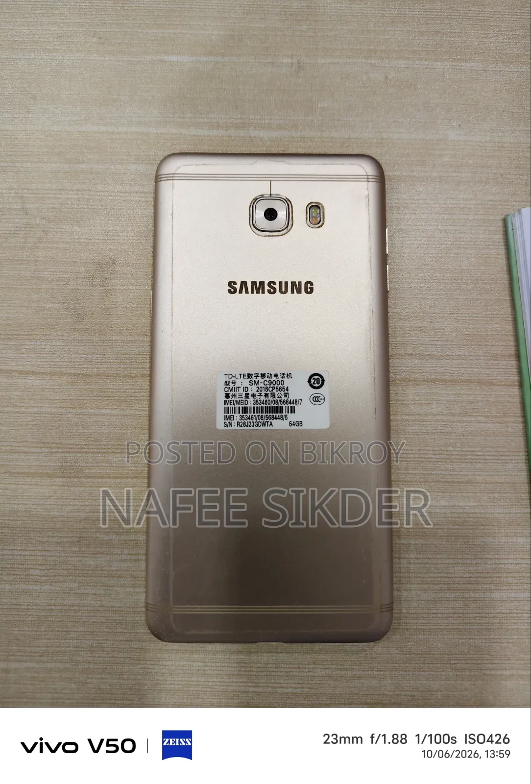 Samsung Galaxy C9 Pro 64 GB Gold