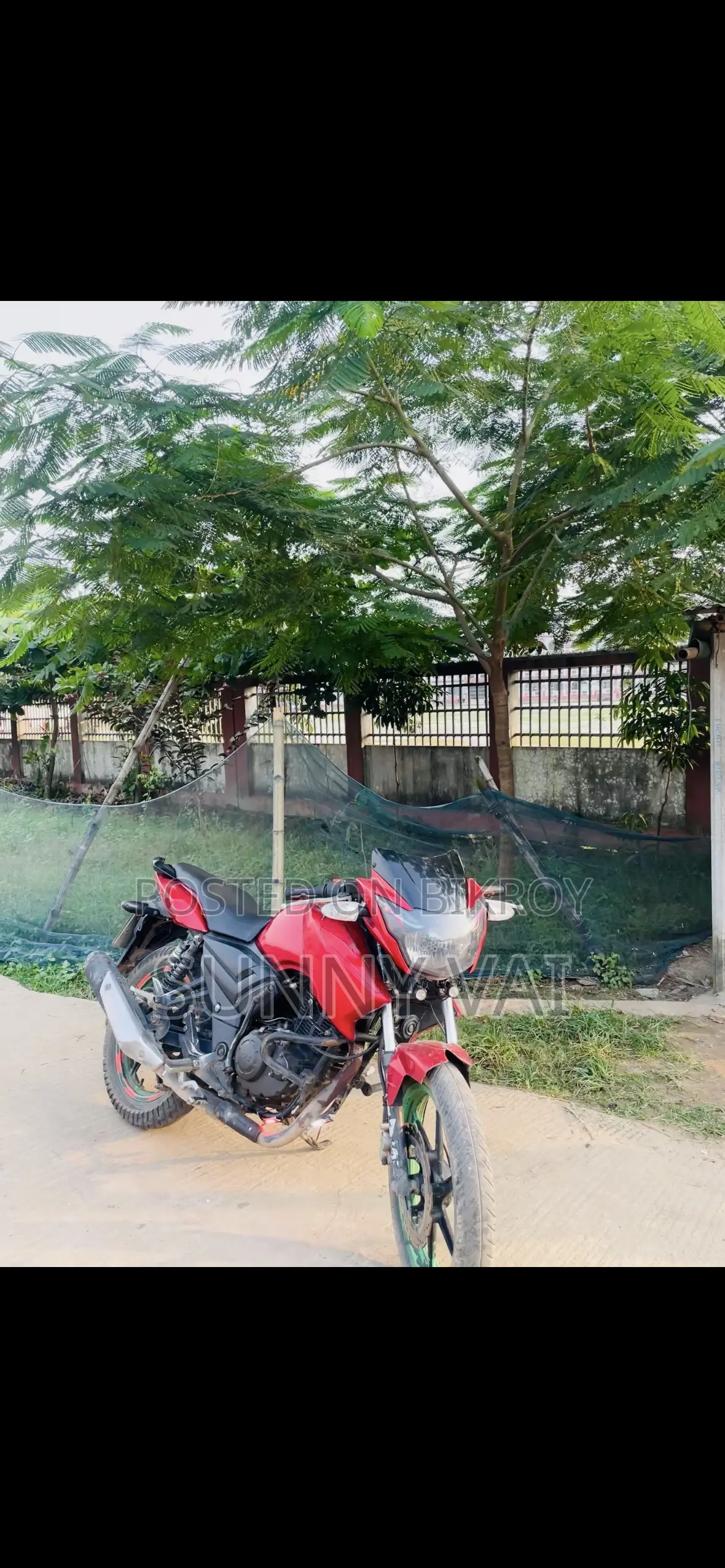 টিভিএস আপাচি আরটিআর ১৬০ টুভি ২০১৮ লাল