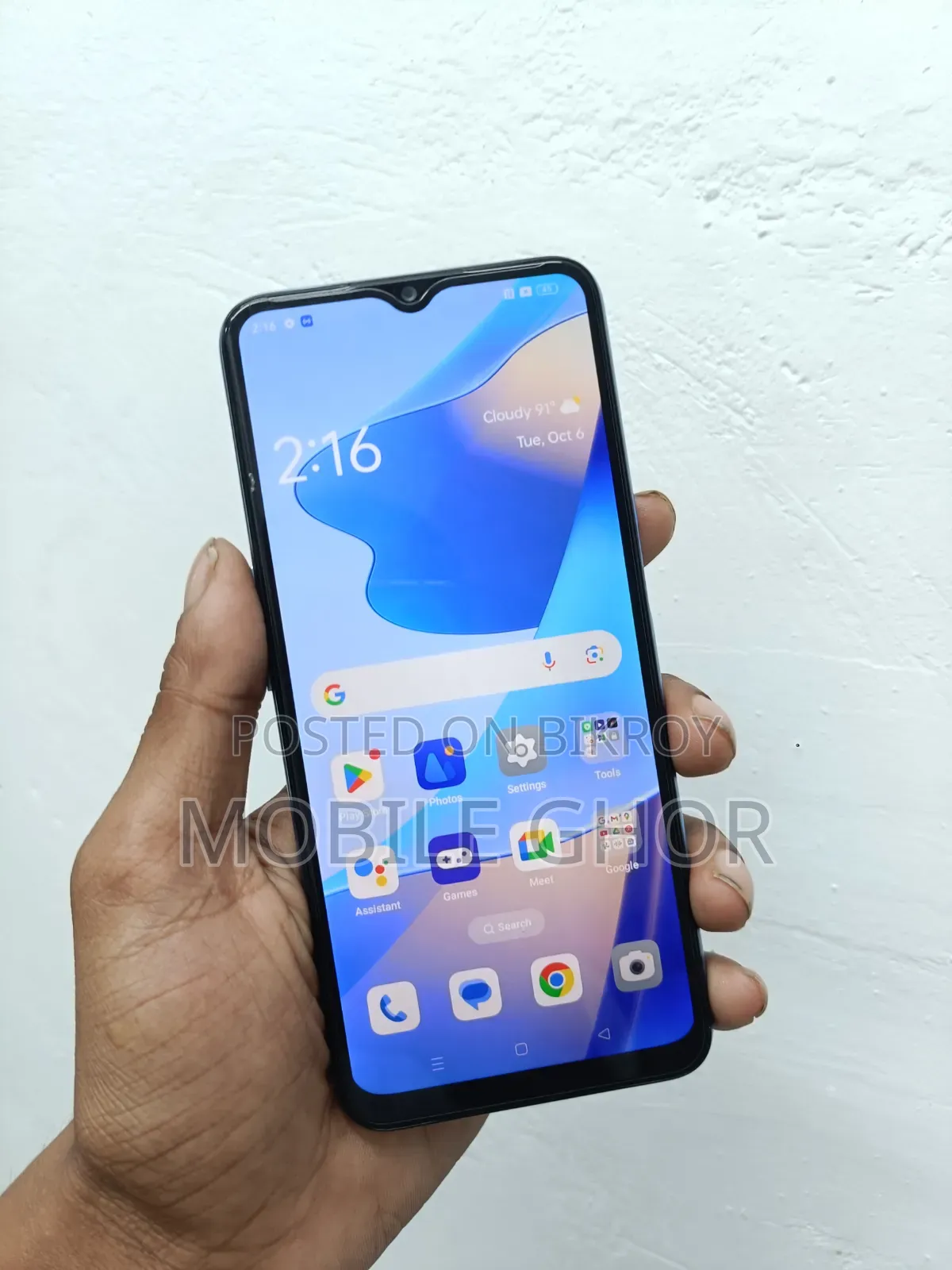 Oppo A16 64 GB Silver